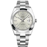 デイトジャスト41 銀 バーインデックス 並行輸入品 126300