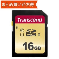 SDHCカード 16GB Class10 UHS-I U1 最大読込95MB/s 最大書込20MB/s TS16GSDC500S