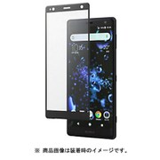 SB-EF61-GLSO/BK [Xperia XZ2 3Dフルカバー 液晶保護フィルム ブラック]