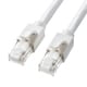 LANケーブル 1m CAT6A ホワイト 爪折れ防止 PoE対応 難燃素材 単線 UTP ストレート結線 RJ45 KB-T6ATS-01W