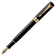 デュオフォールド インターナショナル ブラックGT 万年筆 両用式 F(細字) 1931383