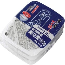 新潟県産新之助 (150g×3食) 450g [ごはんパック]