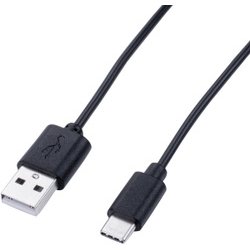 USB2.0 Type-Cケーブル 1m ブラック ZUH-CA23A10BK