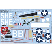 KW148155 [WWII アメリカ陸軍 A-20G ハボック 'Miss Laid'＆'Ridin' High' 1/48 デカール]