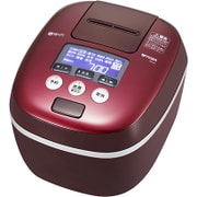 圧力IH炊飯器 5.5合炊き 炊きたて 360°デザイン 熱流&熱封土鍋コーティング ボルドー JPC-A102 RD