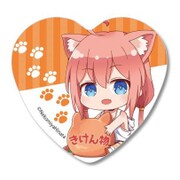 ハート缶バッチ 猫宮ひなた/ぎゅぎゅっと [キャラクターグッズ]