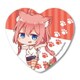 ハート缶バッチ 猫宮ひなた/てくトコ [キャラクターグッズ]