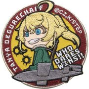 幼女戦記 ターニャWHO DARES WINS！！ベルクロワッペン [キャラクターグッズ 約直径105mm]