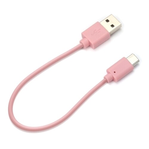 PG-CUC01M04 [USB Type-C USB Type-Aコネクタ USBケーブル 15cm ピンク]