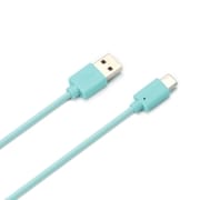 USB Type-C USB Type-Aコネクタ USBケーブル 50cm ブルー PG-CUC05M03