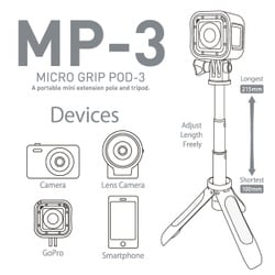 エツミ マイクログリップポッド-3 グレー VE-2167 mxn26g8 エツミ マイクログリップポッド-3 グレー VE-2167 mxn26g8