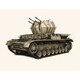 IT7074 [WWII ドイツ軍 IV号対空戦車 ヴィルベルヴィント 1/72 ミリタリーシリーズ]