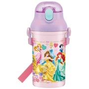 PSB4P [食洗機対応 プラ製 プッシュ式ストローボトル ディズニー プリンセス 400ml]