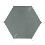 ワンポールテントM用グランドシート GROUND SHEET for ONE POLE TENT (M) GS5-562-GY グレー [アウトドア テントシート]