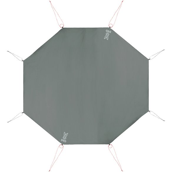 ディーオーディー DODワンポールテントL用グランドシート GROUND SHEET for ONE POLE TENT (L) GS8-563-GY グレー [アウトドア テントシート]Ω