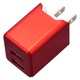 PREMIUM LightningCable付AC 3.4A 1.0m RD BA2ULAN3410RD