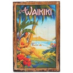 ヴィンテージ看板 WAIKIKI GIRL 4BXP5634