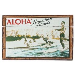ヴィンテージ看板 ALOHA SURF 4BXP5634