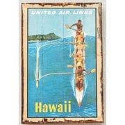 4BXP5634 [ヴィンテージ看板 HAWAII KANOE]