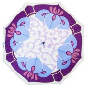 菖蒲紋折傘 晴雨兼用 エドムラサキ 7STP8202