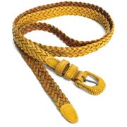 TXXP0802 [レザーアミベルト ホソ MUSTARD]