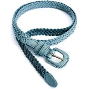 TXXP0802 [レザーアミベルト ホソ TURQUOISE]