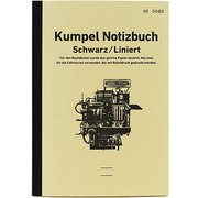 B6ノート Notizbuch ブラック 横罫 KPNB007
