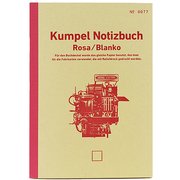 B6ノート Notizbuch ピンク 無地 KPNB009
