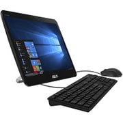 デスクトップパソコン ASUSPRO All-in-One PCシリーズ 15.6型ワイド タッチパネル/Celeron N4000/メモリ 4GB/HDD 500GB/ドライブレス/Windows 10 Pro 64ビット/ブラック V161GAT-N4PROBLK