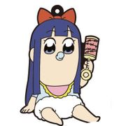 ポプテピピック 描き下ろし ラバーストラップ 赤ちゃん ピピ美 [最長6cm]