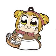 ポプテピピック 描き下ろし ラバーストラップ ホッカイロ売りの少女 ポプ子 [最長6cm]