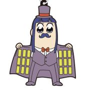 ポプテピピック 描き下ろし ラバーストラップ ホッカイロ売りの少女 ピピ美 [最長6cm]