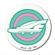 新幹線変形ロボ シンカリオン 高発光缶バッジ 超進化研究所マーク [直径約75mm]