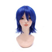 コスペディアウィッグ アレンジショート ミディアムブルー