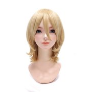 コスペディアウィッグ ショートボブ シャイニーゴールド