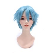 コスペディアウィッグ ツンツンショート アクアグレイ