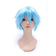 コスペディアウィッグ ツンツンショート アクアブルー