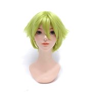 コスペディアウィッグ ツンツンショート シトロングリーン