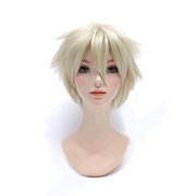 コスペディアウィッグ ツンツンショート シルバーグリーン