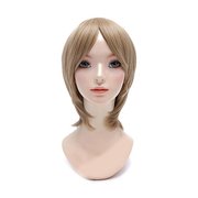 コスペディアウィッグ シンプルショート ライトベージュ