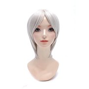 コスペディアウィッグ シンプルショート アッシュシルバー
