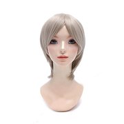 コスペディアウィッグ シンプルショート アッシュグレイ