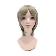 コスペディアウィッグ シンプルショート モスグリーン