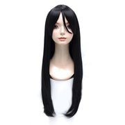 コスペディアウィッグ ロングストレート 80cm ブラック