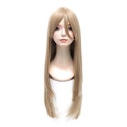 コスペディアウィッグ ロングストレート 80cm ライトベージュ