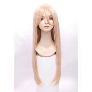 コスペディアウィッグ ロングストレート 80cm ミルクティー