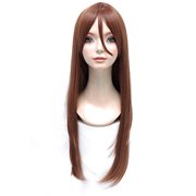 コスペディアウィッグ ロングストレート 80cm ココアブラウン