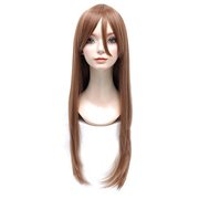コスペディアウィッグ ロングストレート 80cm アーモンドブラウン