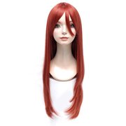 コスペディアウィッグ ロングストレート 80cm ブラッドレッド
