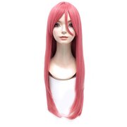 コスペディアウィッグ ロングストレート 80cm ローズピンク